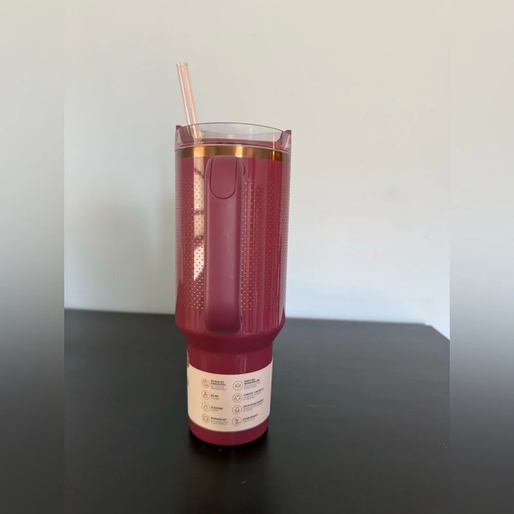 Stanley Quencher H2.0 + Calia 40oz Tumbler - Red Nectar, NEW - Picture 3 of 6